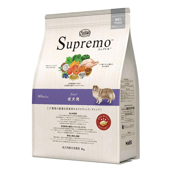 シュプレモ 全犬種用 成犬用 4kg