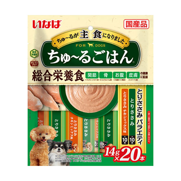ちゅ～るごはん とりささみバラエティ 14g 20本入り