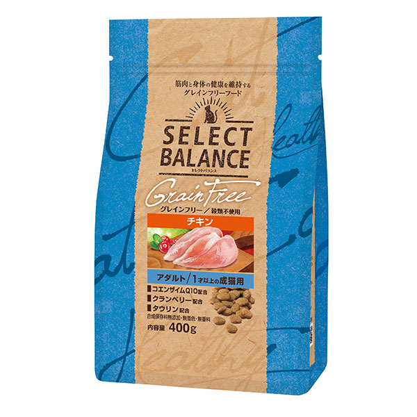 セレクトバランス グレインフリー キャット アダルト チキン 1才以上の成猫用