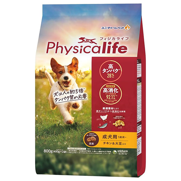 フィジカライフ (Physicalife)  成犬用 チキン＆大豆入り