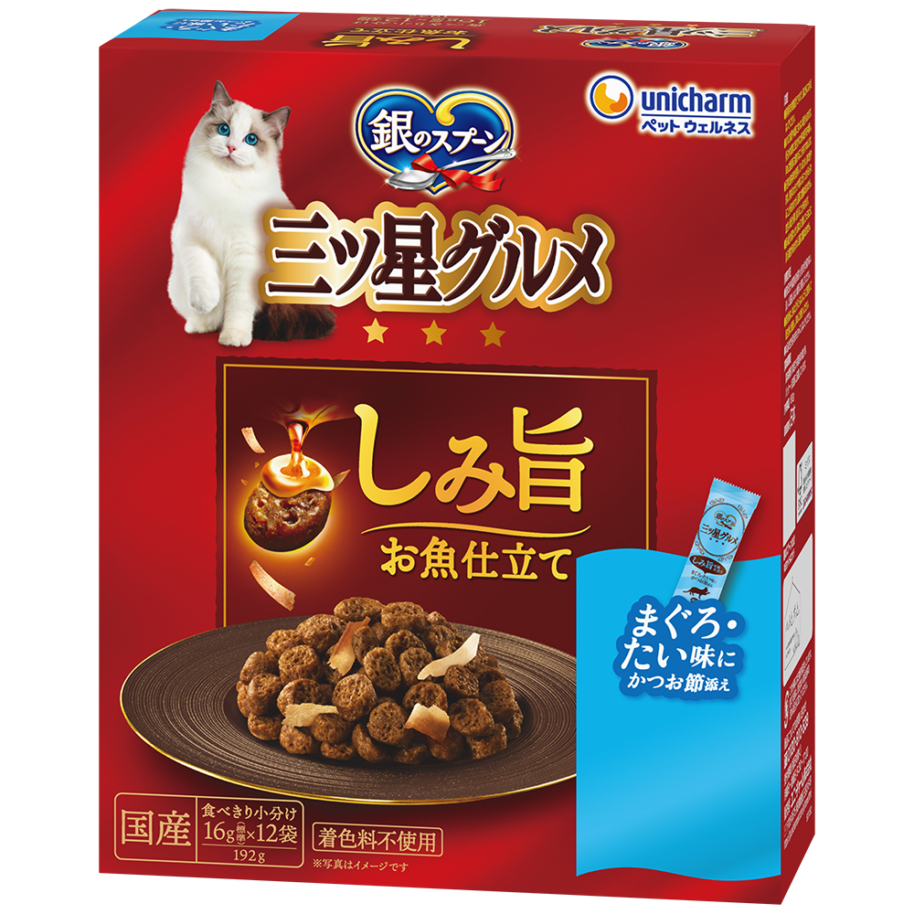 銀のスプーン　三ツ星グルメ しみ旨お魚仕立てまぐろ･たい味にかつお節添え 192g