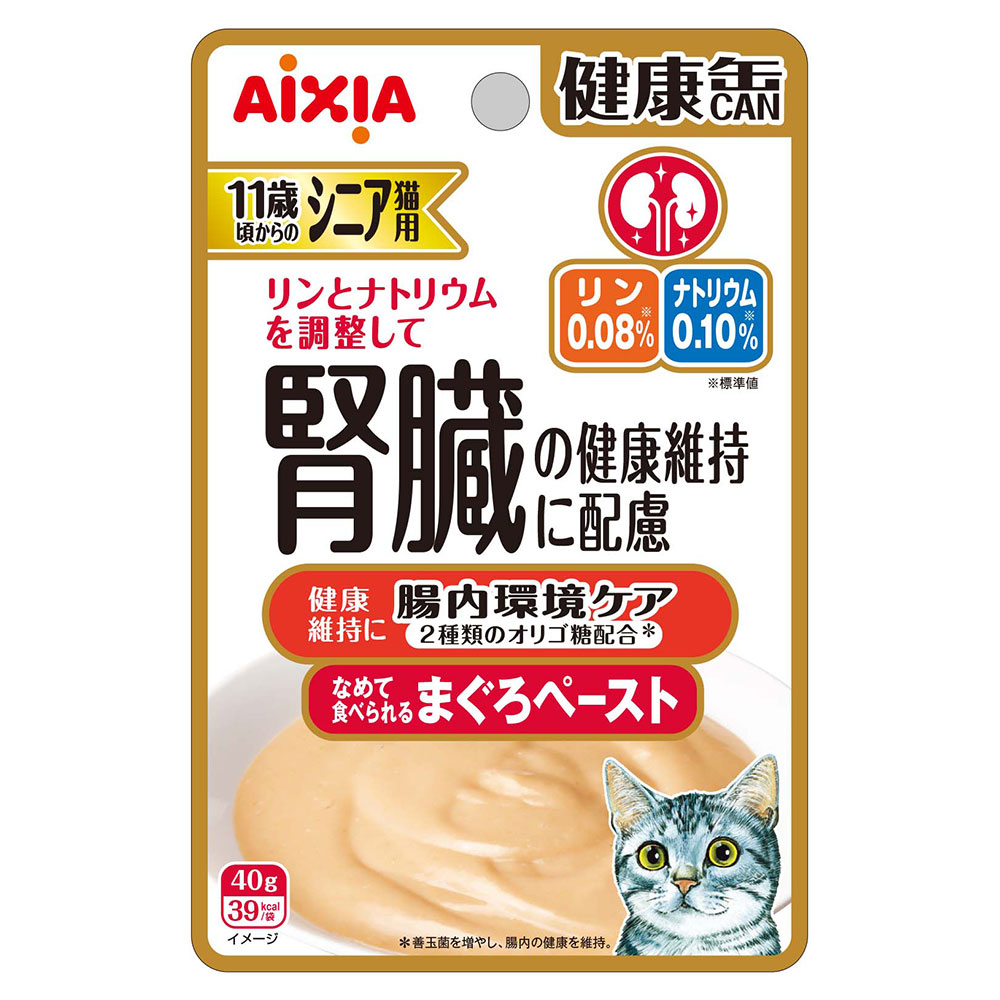 健康缶パウチ シニア猫用　腸内環境ケア 40g