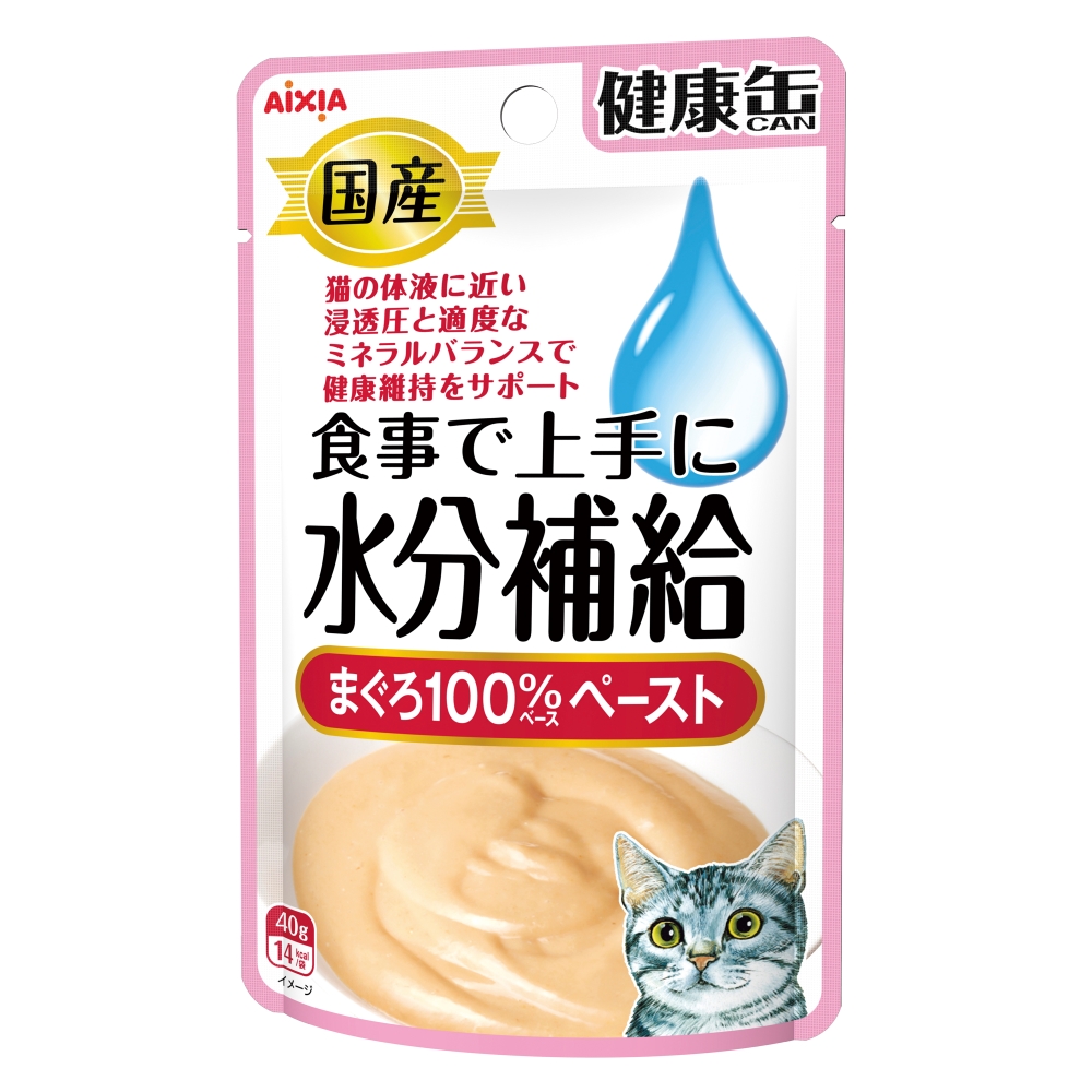 国産　健康缶パウチ 水分補給　まぐろペースト 40g