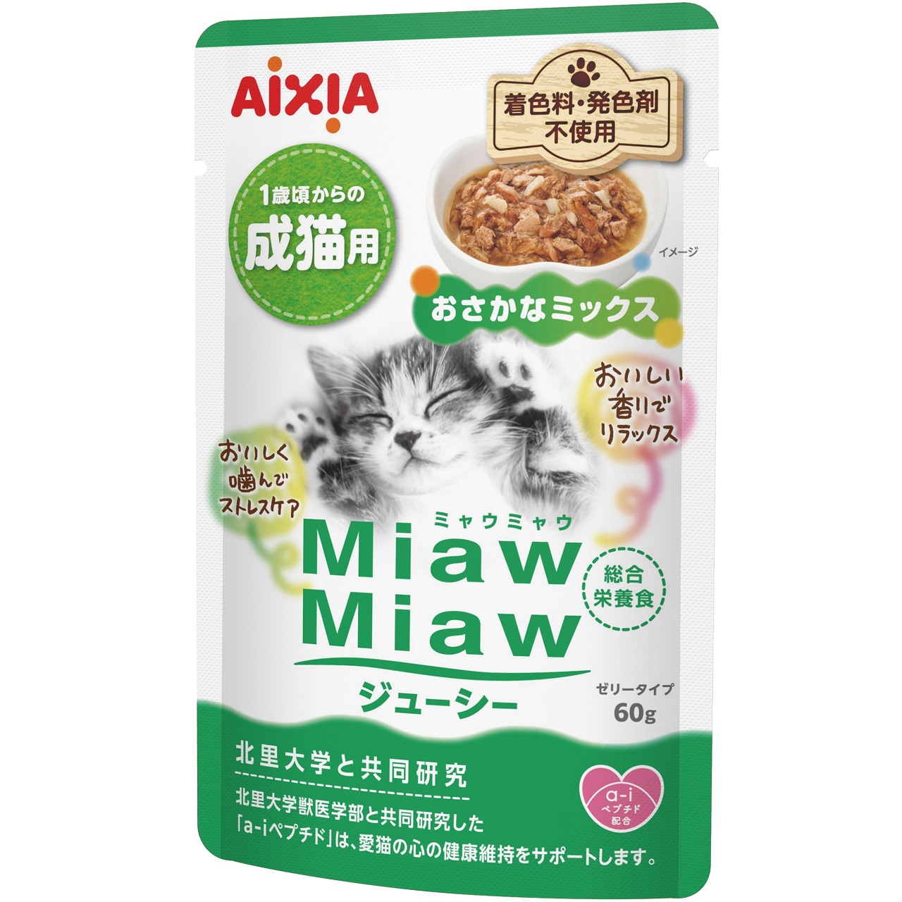 MiawMiawジューシー おさかなミックス 60g