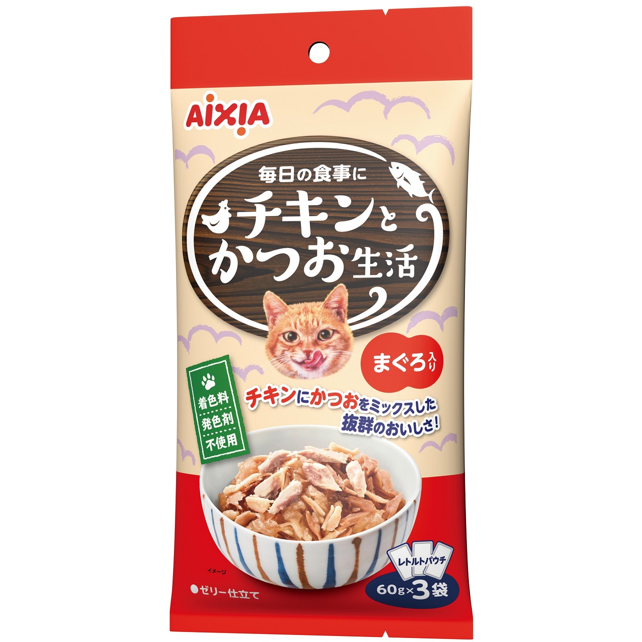 チキンとかつお生活 まぐろ入り 180g
