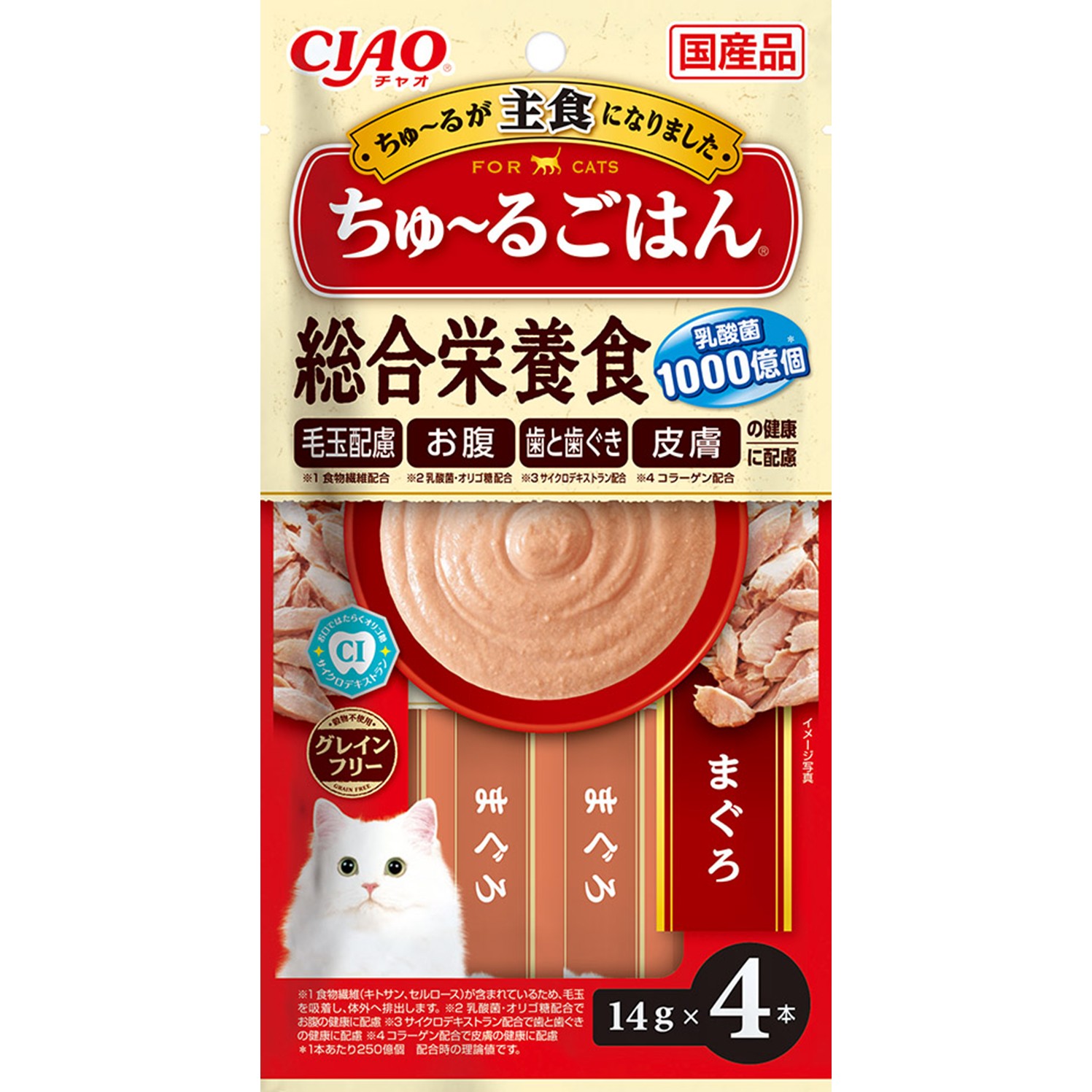 CIAO ちゅ～るごはん まぐろ 14g×4P