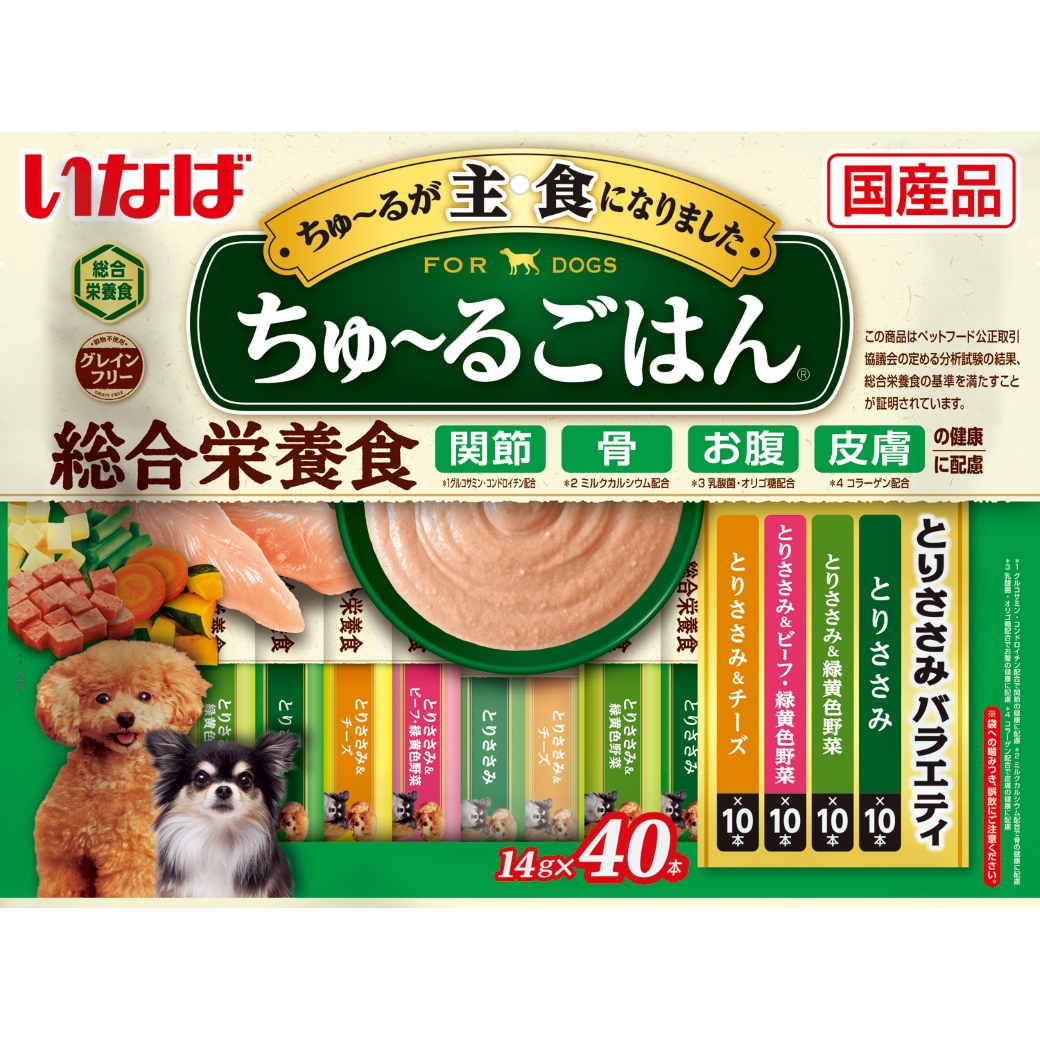 ちゅ～るごはん とりささみバラエティ 14g×40本