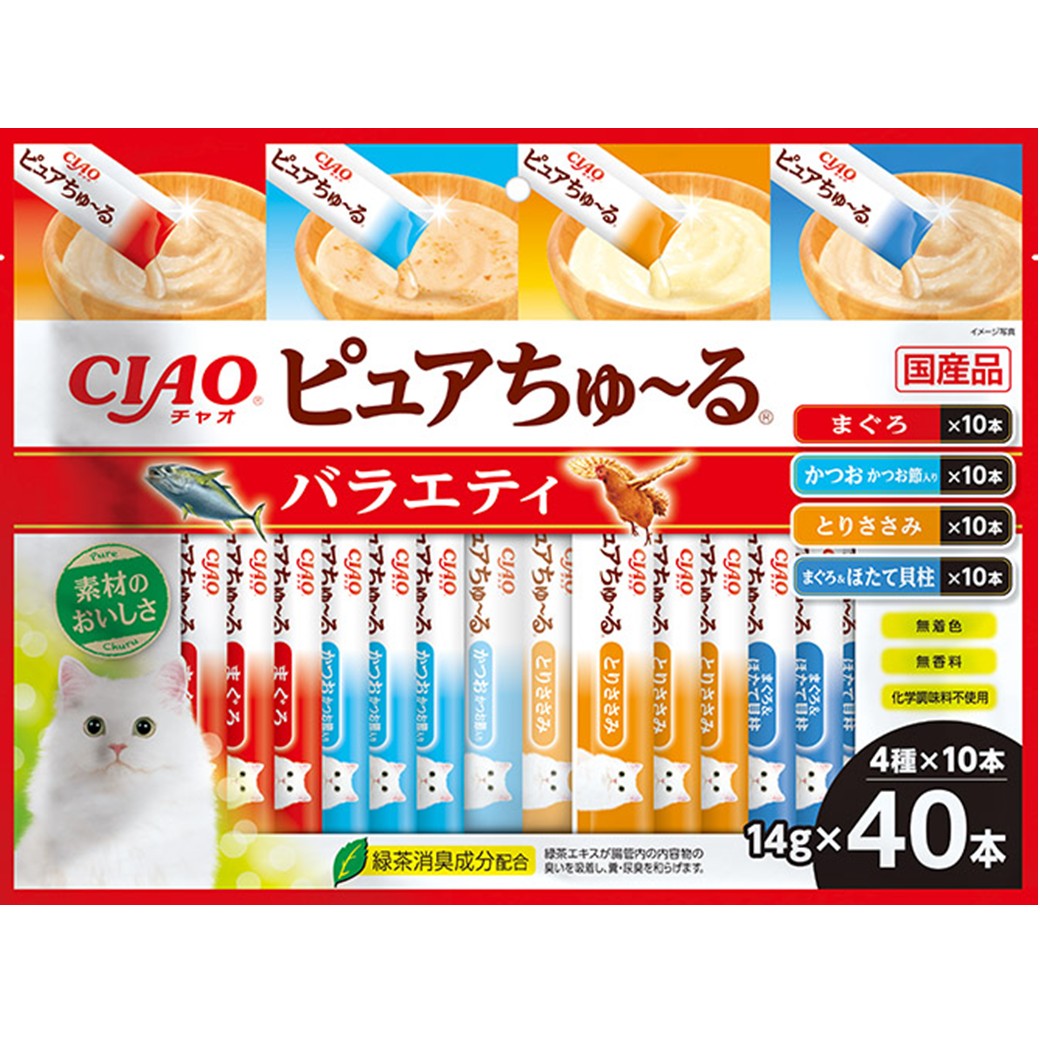 CIAO ピュアちゅ～る バラエティ 14g×40P