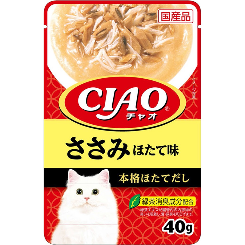 CIAO パウチ ささみ ほたて味 40g