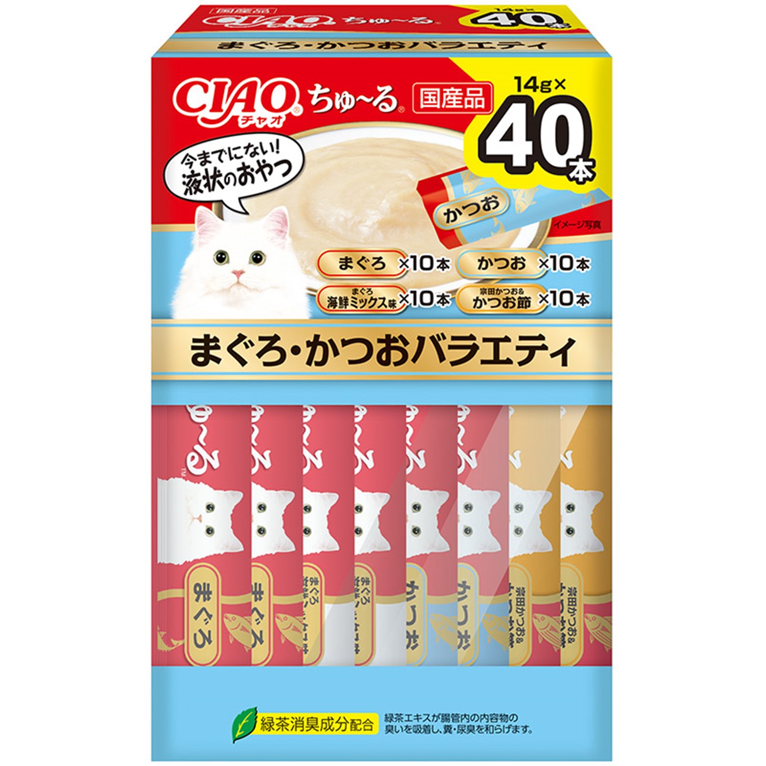 CIAO ちゅ～る まぐろ・かつおバラエティ BOX 14g×40P