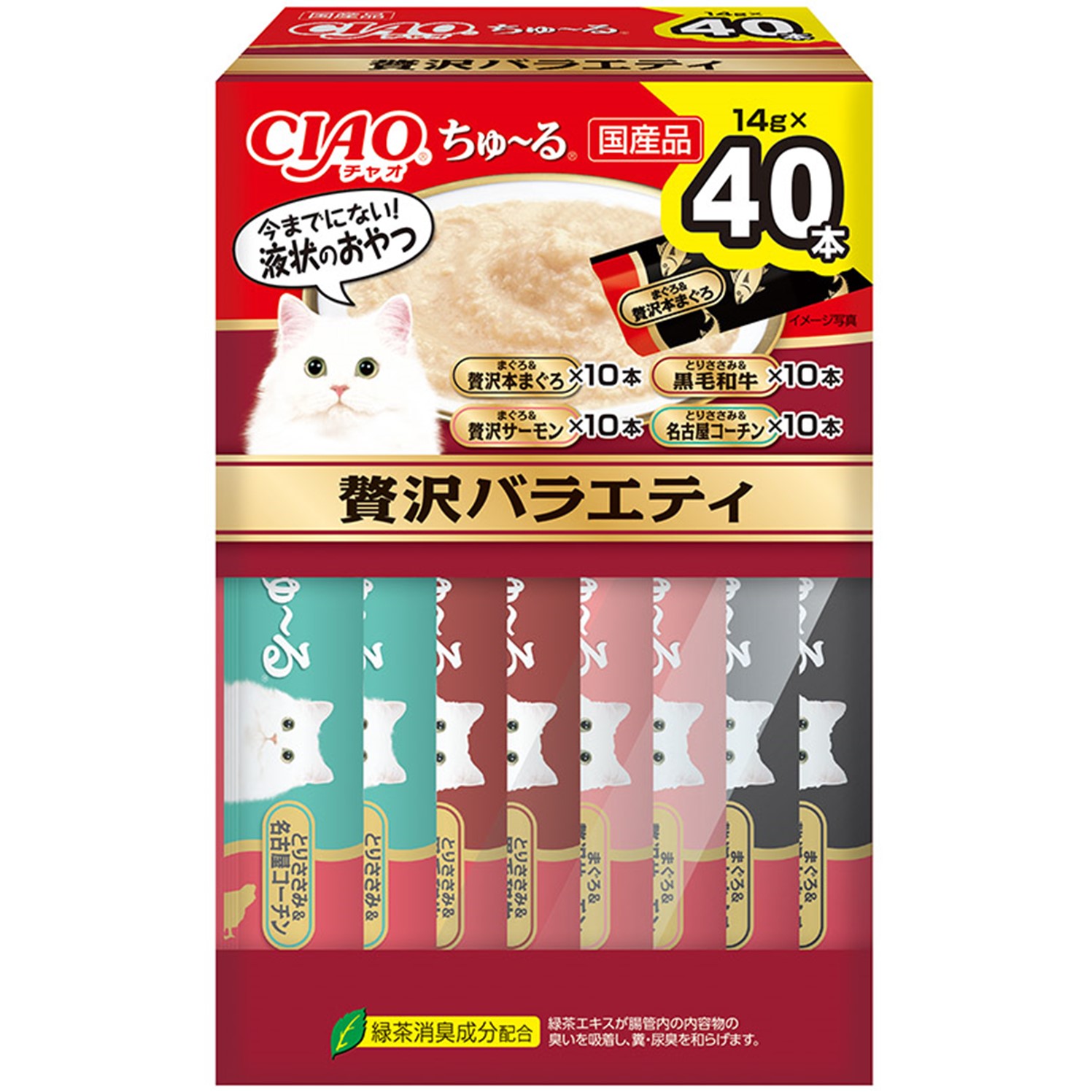 CIAO ちゅ～る 贅沢バラエティ BOX 14g×40P