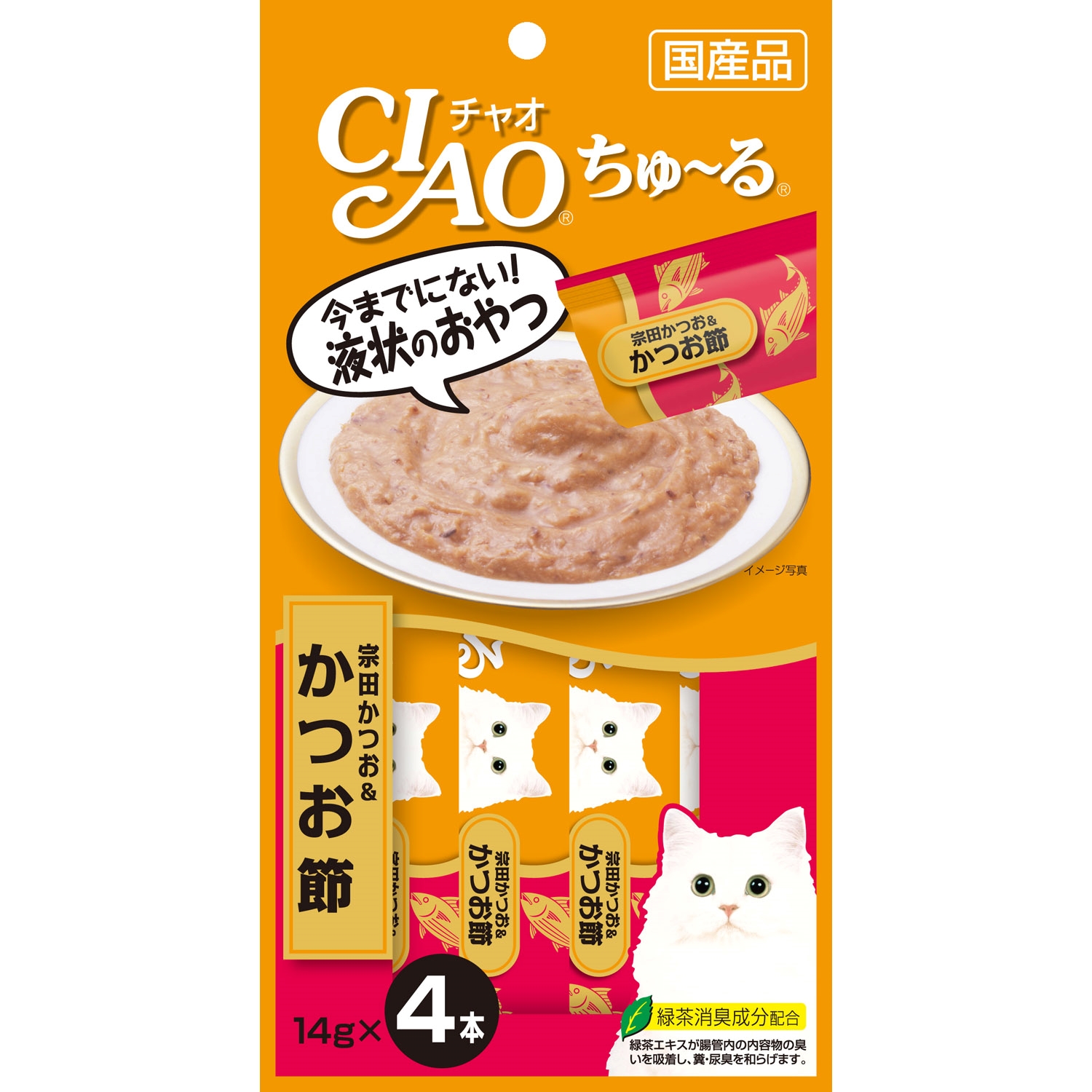 CIAO ちゅ～る 宗田かつお＆かつお節 14g×4本