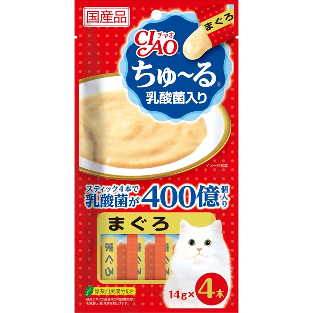 CIAO ちゅ～る 乳酸菌入り まぐろ 14g×4本