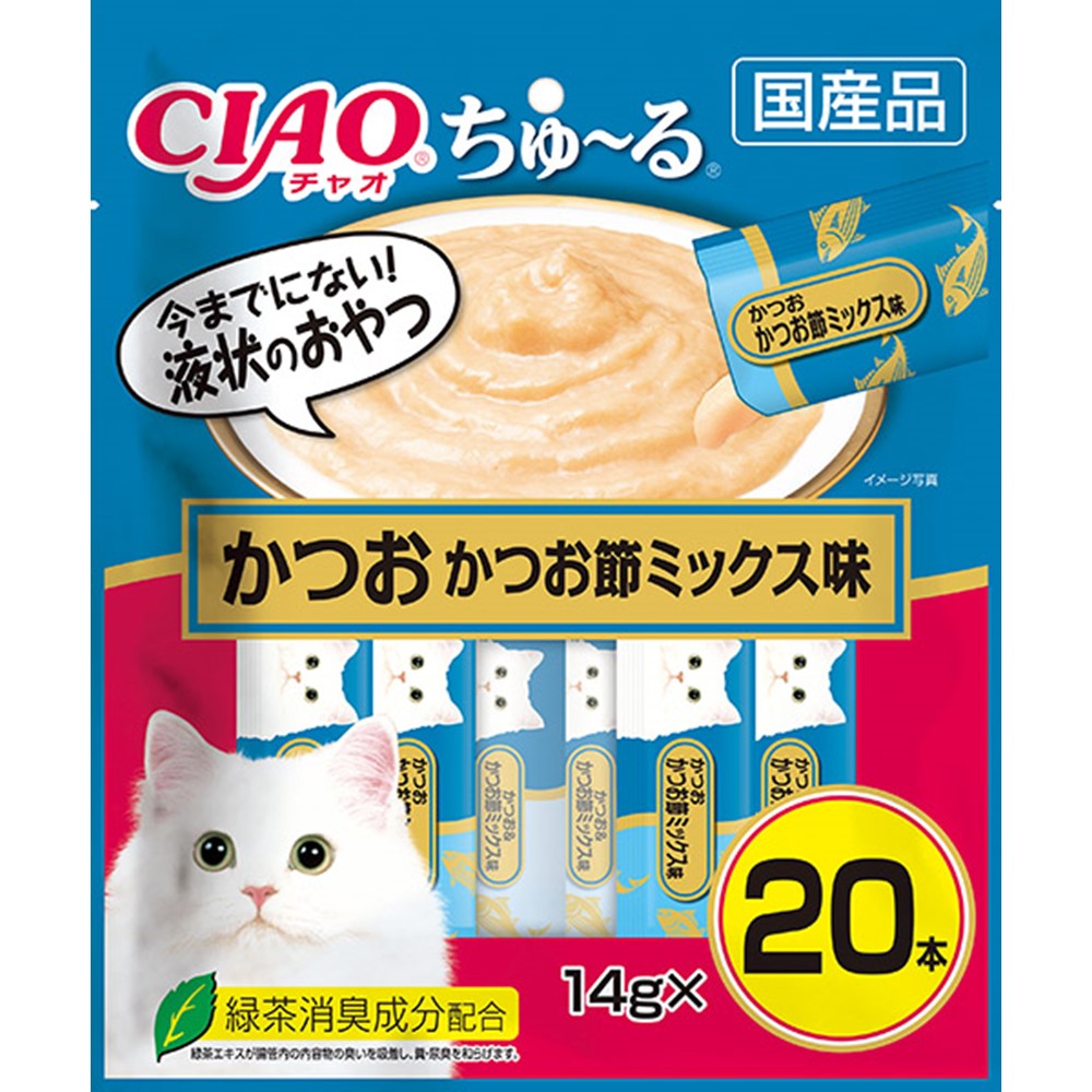 CIAO ちゅ～る かつお かつお節ミックス味 14g×20本
