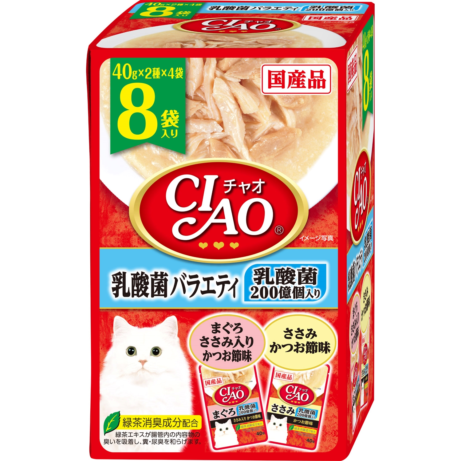 CIAO パウチ 乳酸菌バラエティ 40g×8袋