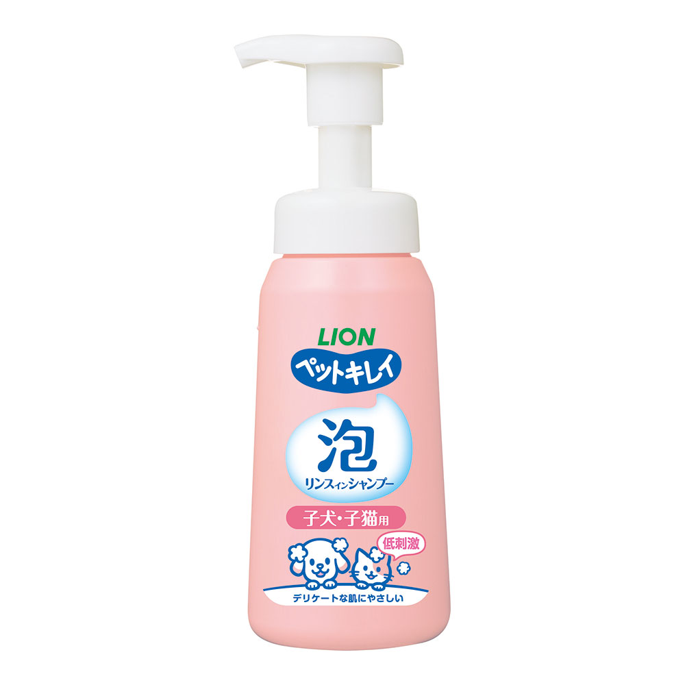 ペットキレイ　泡リンスインシャンプー　子犬・子猫用230ml