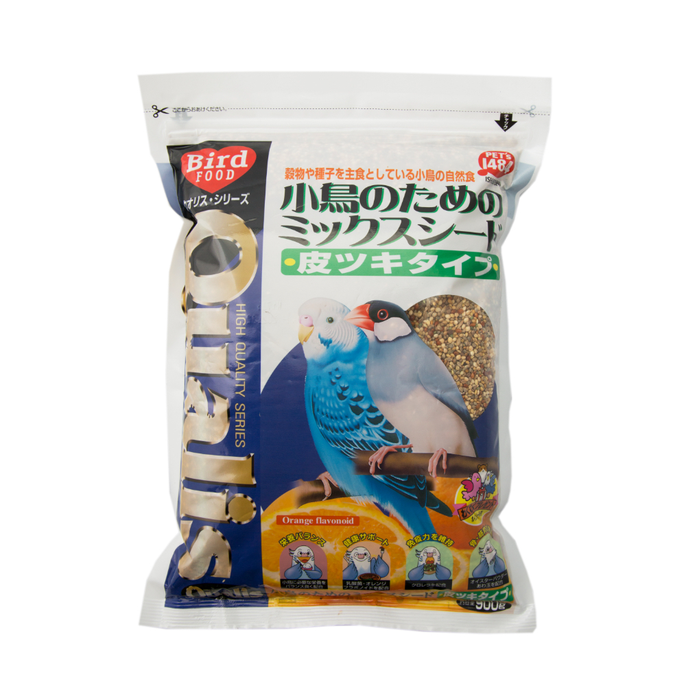 クオリス　小鳥のためのミックスシード皮ツキタイプ　９００ｇ