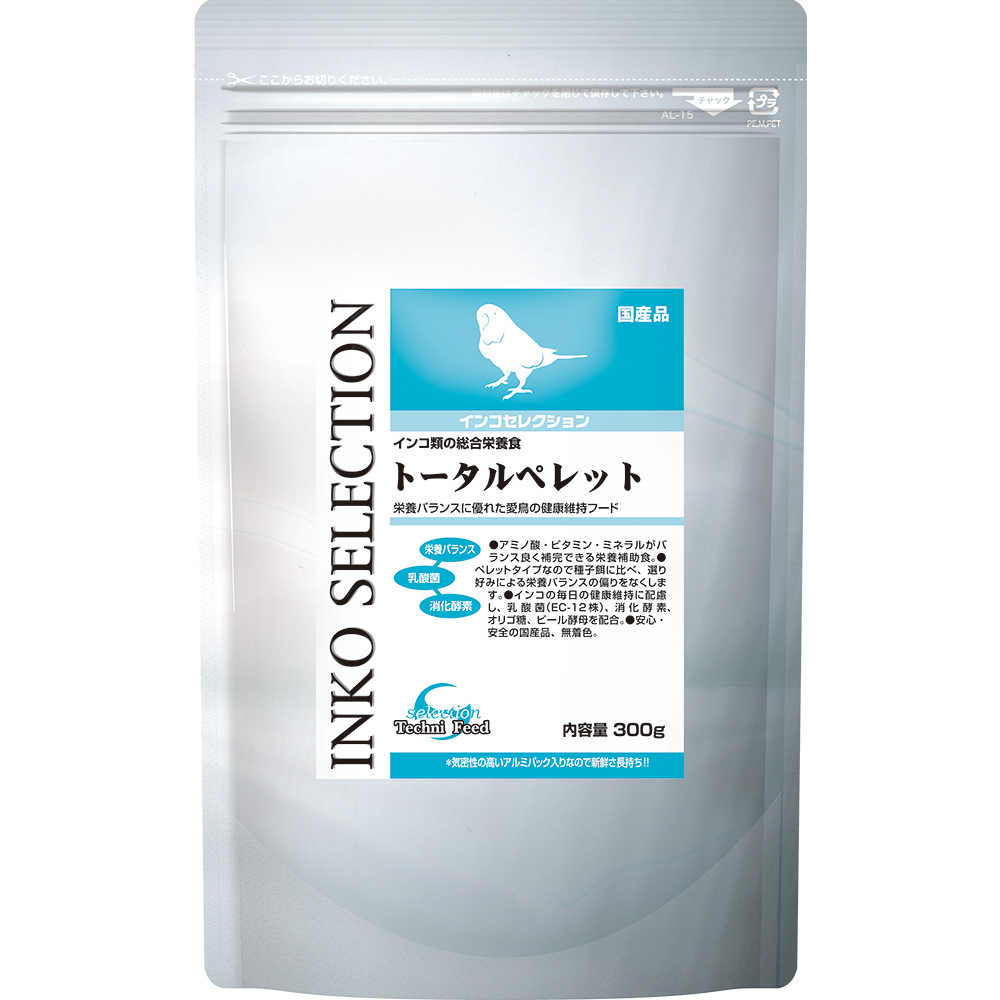 セレクション インコセレクション　トータルペレット 300g