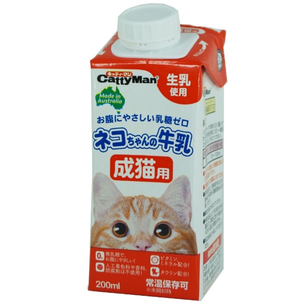 キャティーマン ネコちゃんの牛乳　成猫用 200ml
