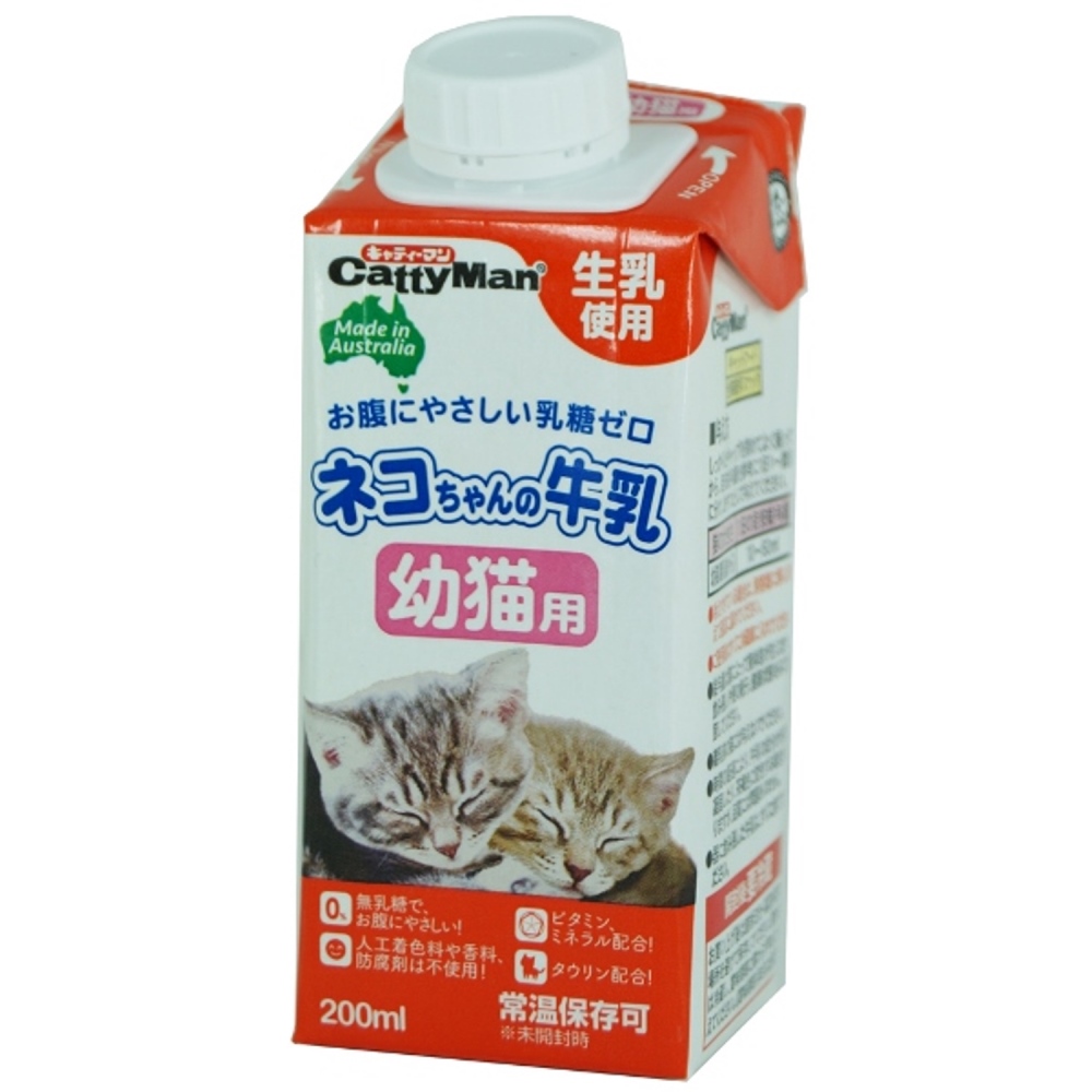 キャティーマン ネコちゃんの牛乳　幼猫用 200ml